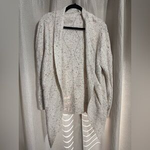 Talbots Speckled Cream Cardigan Sweater